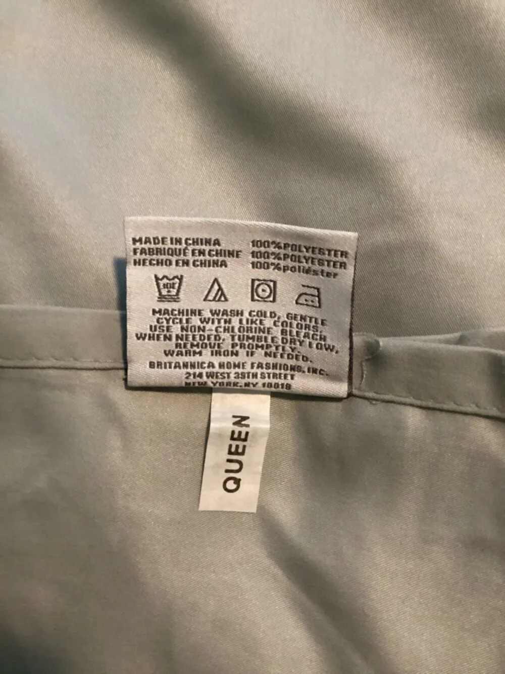 Luxury UGG Queen Flat Sheet Sage Green